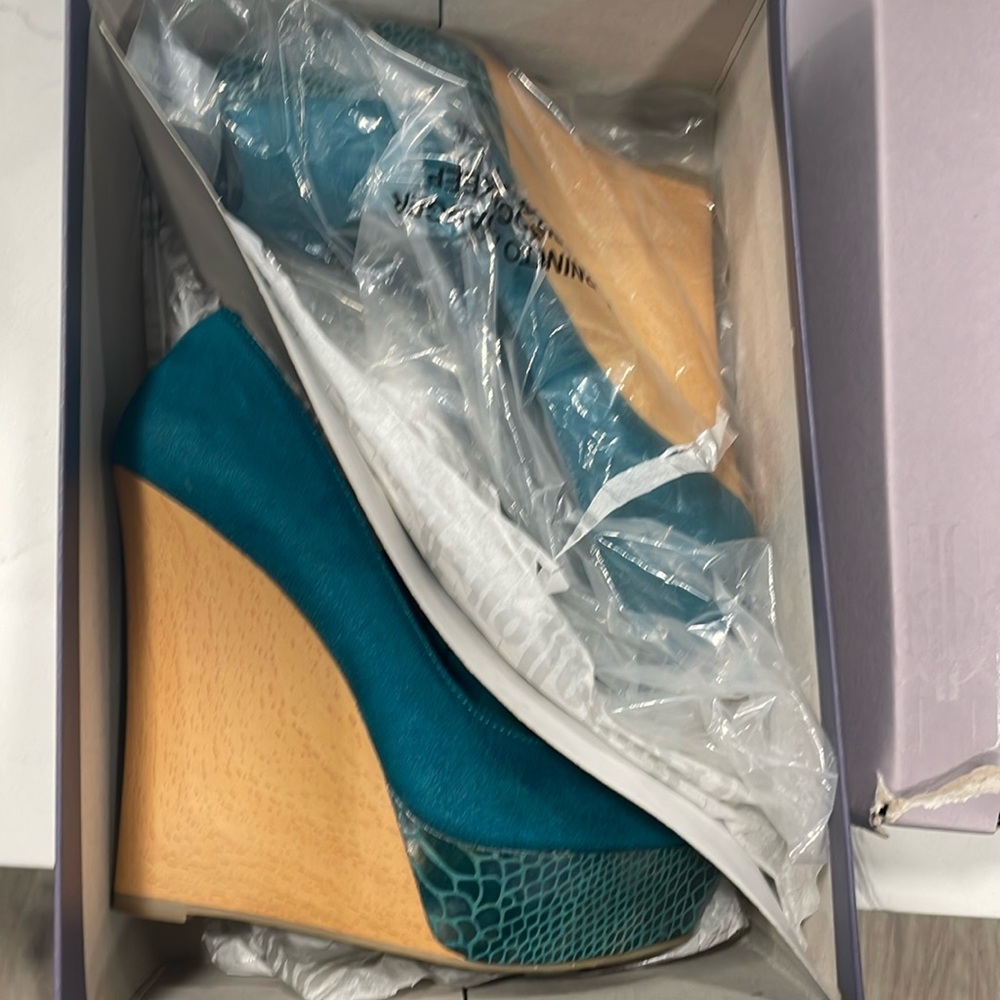 JLo Wedge Teal